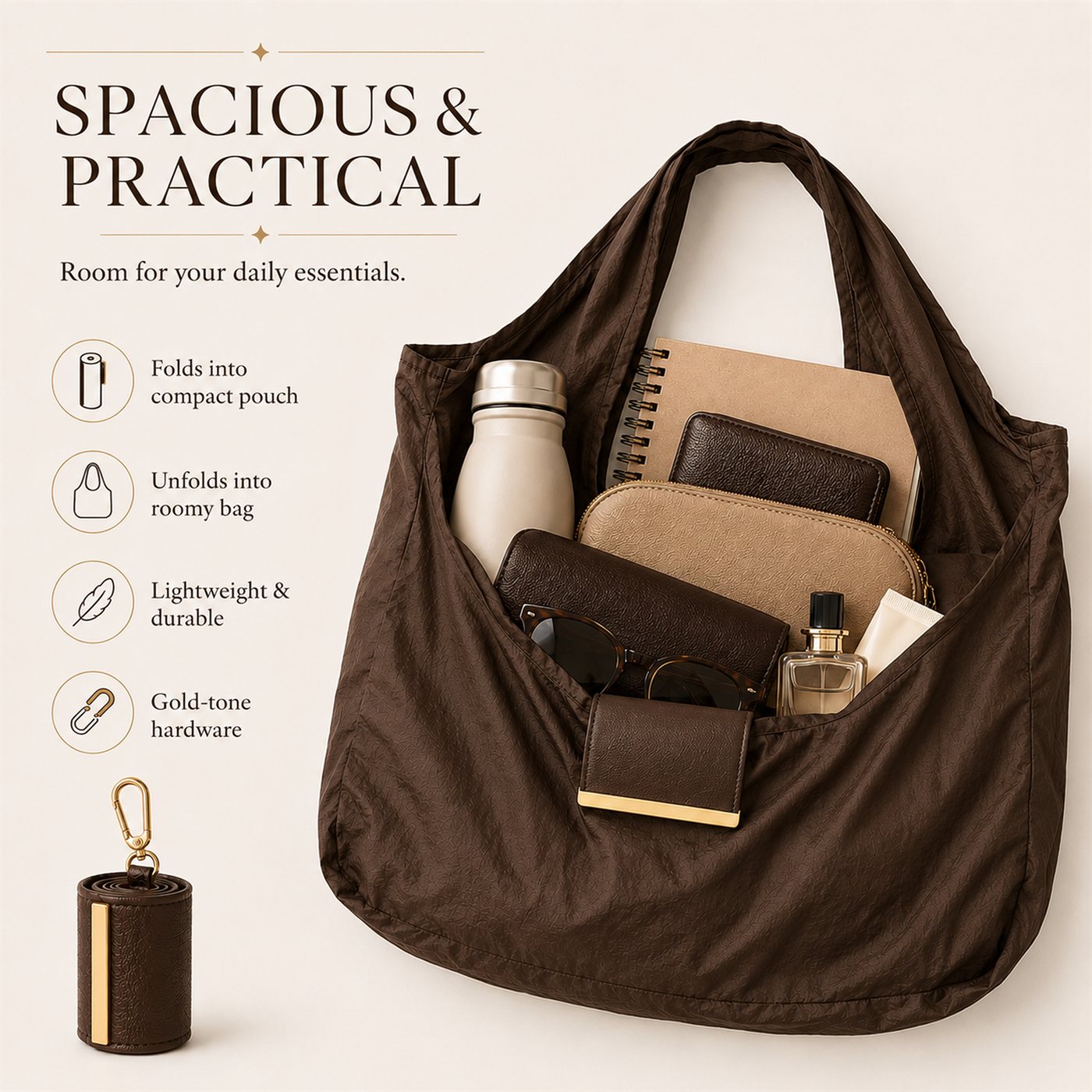 Dazzl Fold & Go Tote