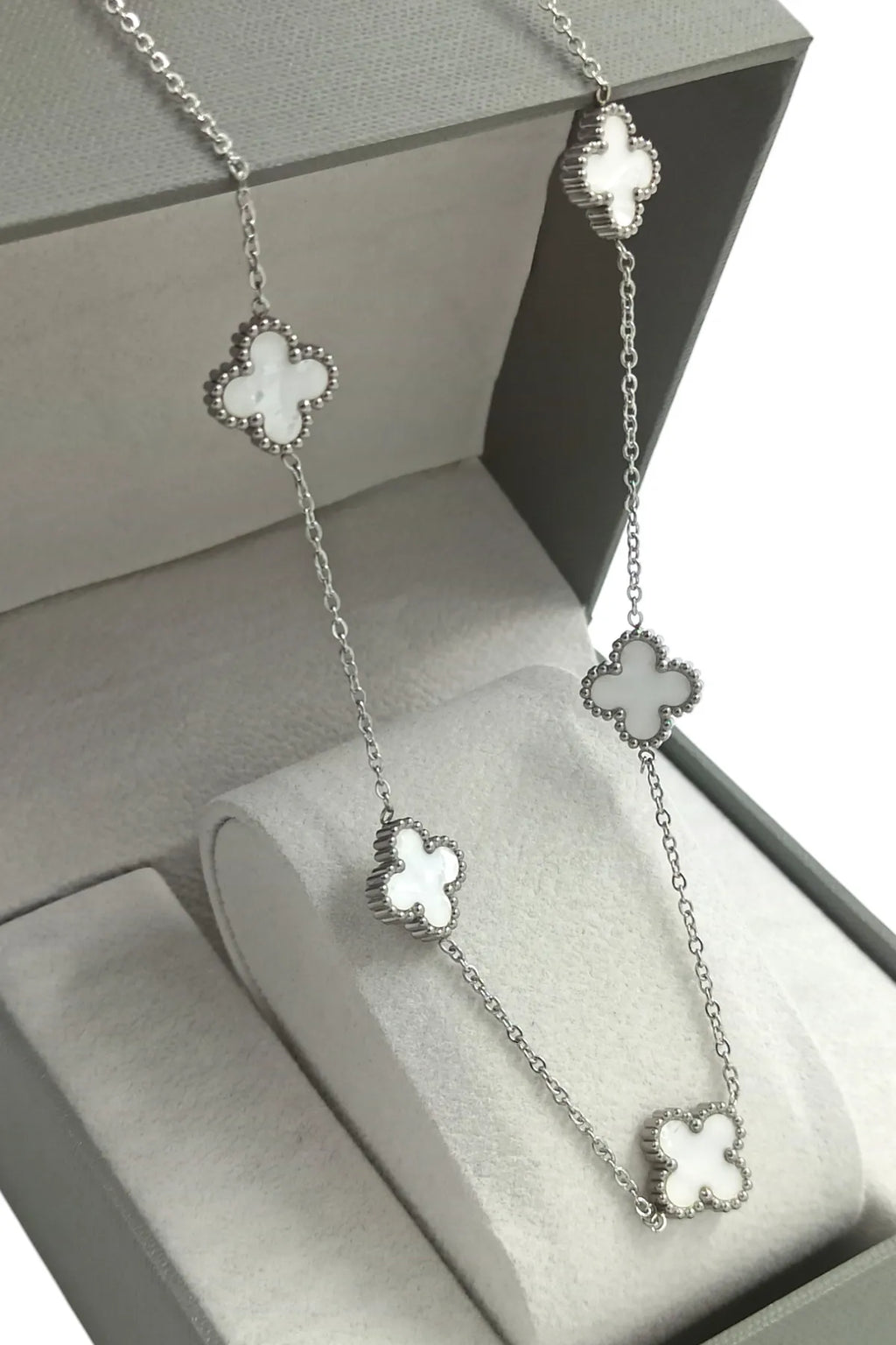 White Clover Necklace